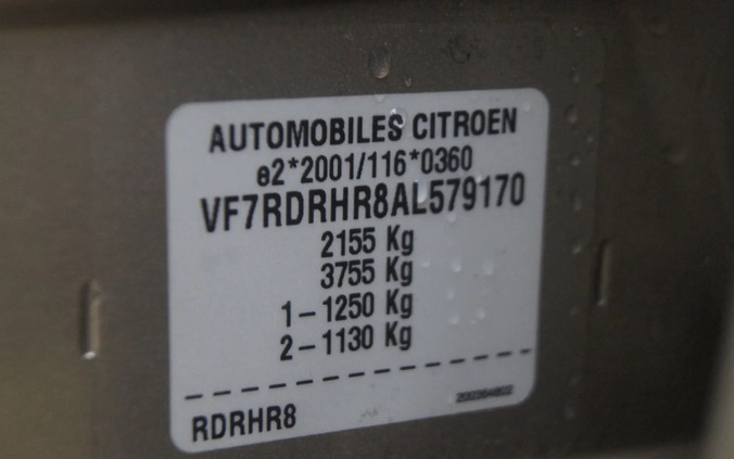 Citroen C5 cena 26999 przebieg: 184583, rok produkcji 2011 z Gostynin małe 407